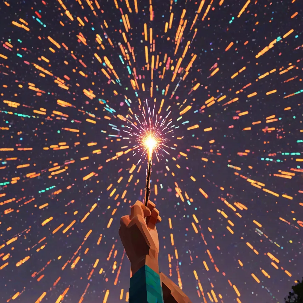 Jak zrobić kolorowe fajerwerki w Minecraft? Pełen przewodnik