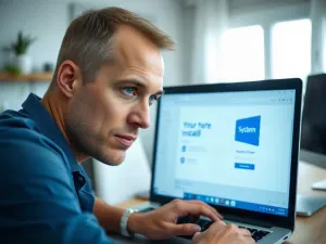 Dłonie wkładające czystą płytę CD do napędu optycznego komputera w profesjonalnym studiu nagraniowym.