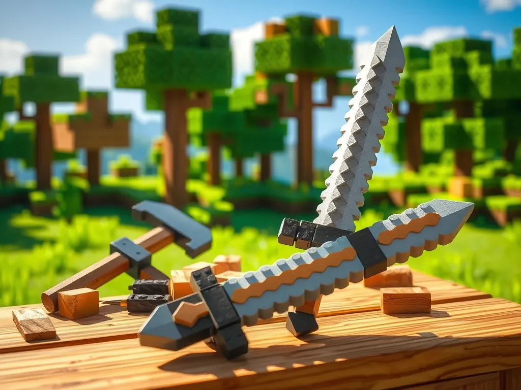 Jak zrobić miecz w Minecraft? Przewodnik krok po kroku