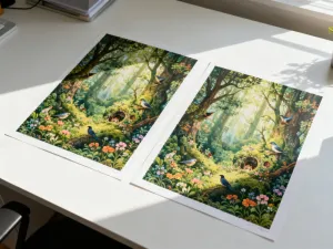 Przenośna konsola MSI Claw z podświetleniem RGB, na której uruchomiona jest dynamiczna gra fantasy.